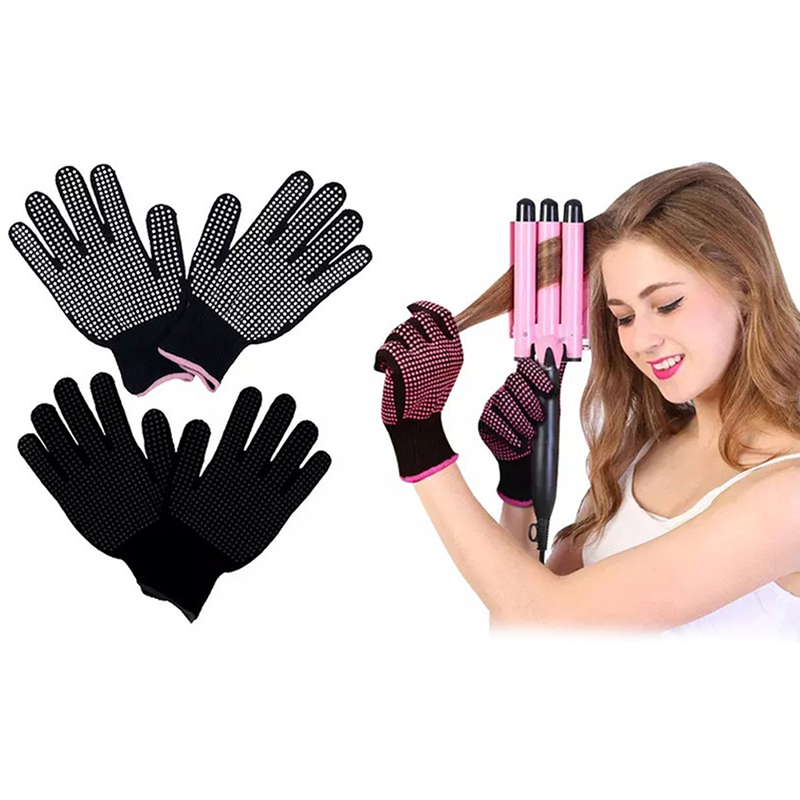 Hair Straightener - Новые двусторонние термостойкие перчатки для укладки