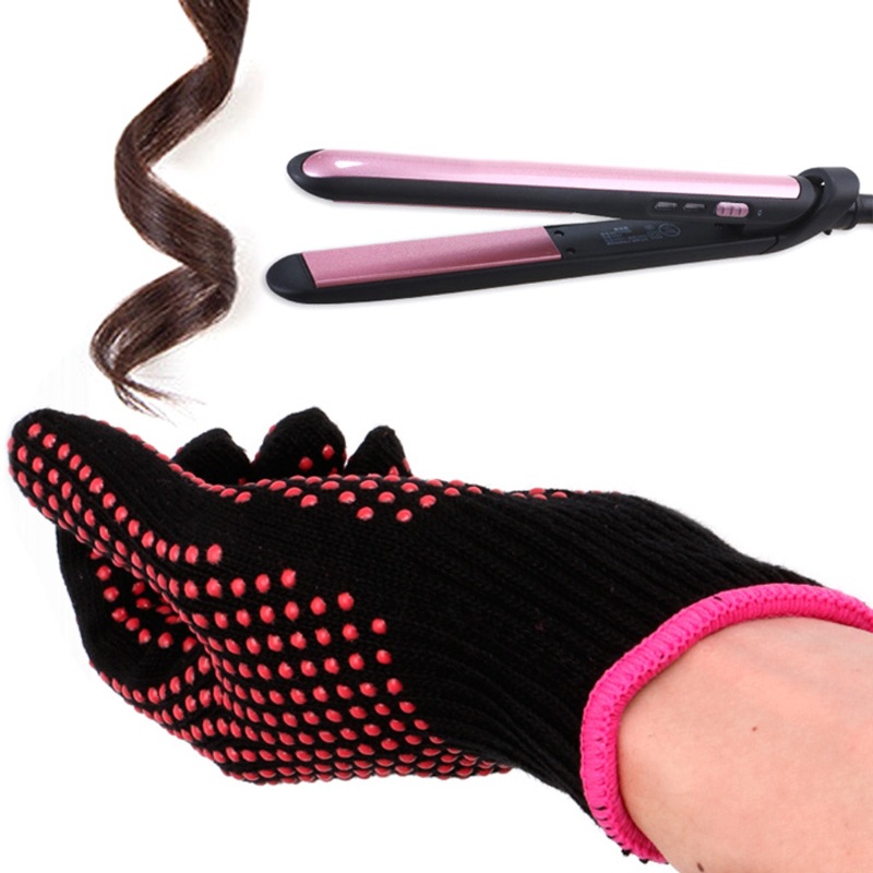 Hair Straightener - Термостойкие перчатки для укладки волос –