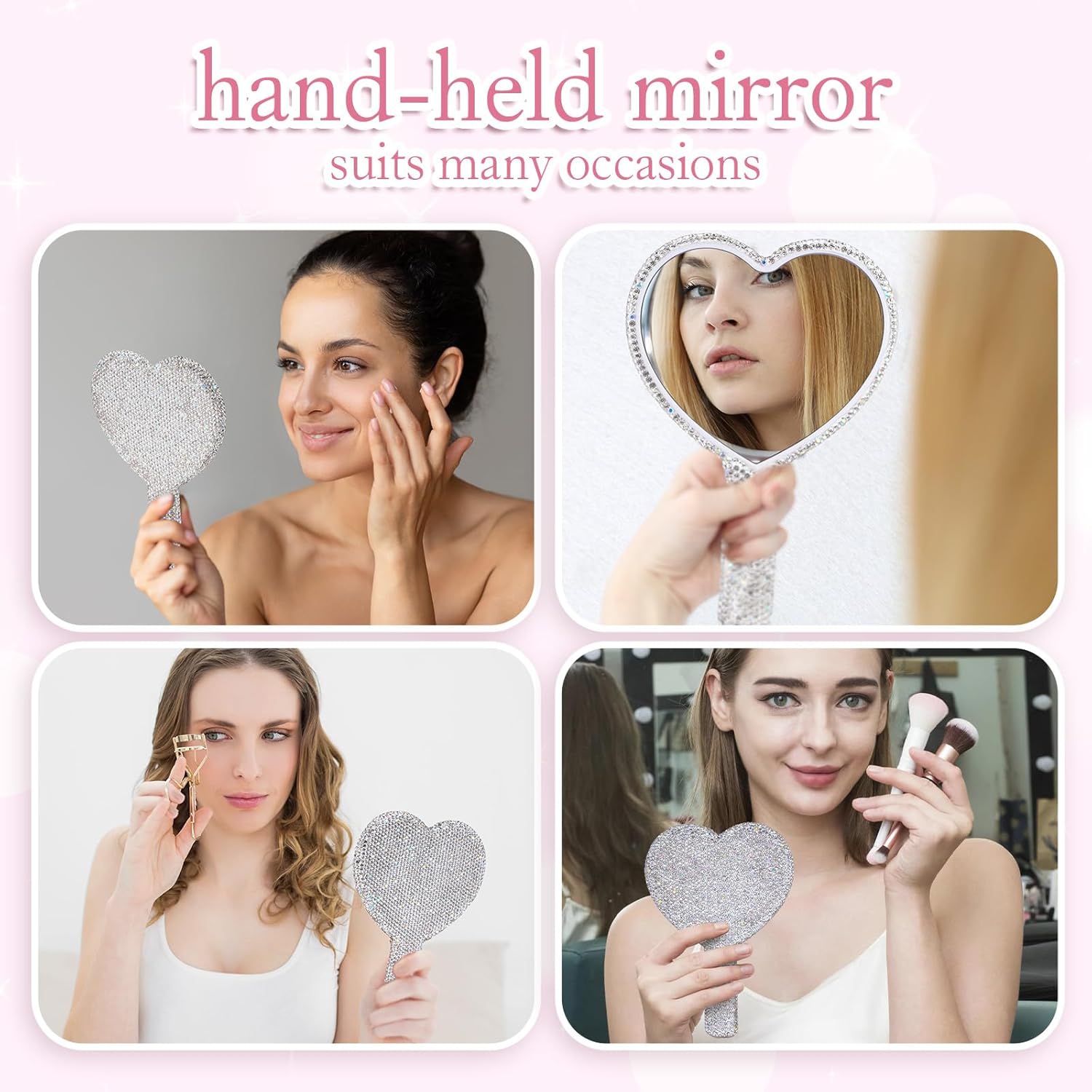 Ручное зеркало для макияжа с б – обзор и цена Beauty Love Makeup